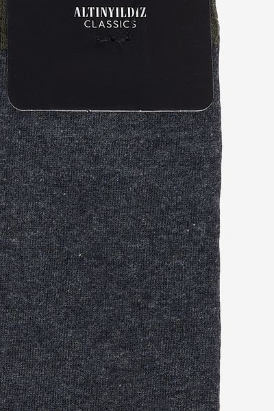 ALTINYILDIZ CLASSICS Мъжки шарени чорапи ANTHRACITE MUSTARD