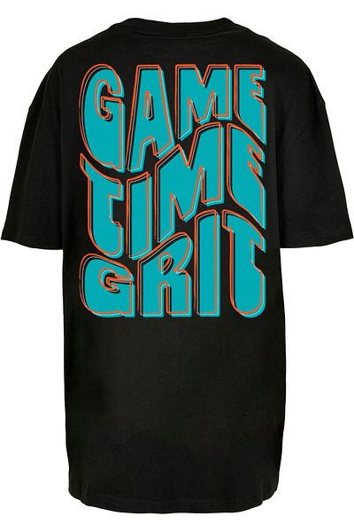 Merchcode Ladies Game Time Grit Oversized Tee
