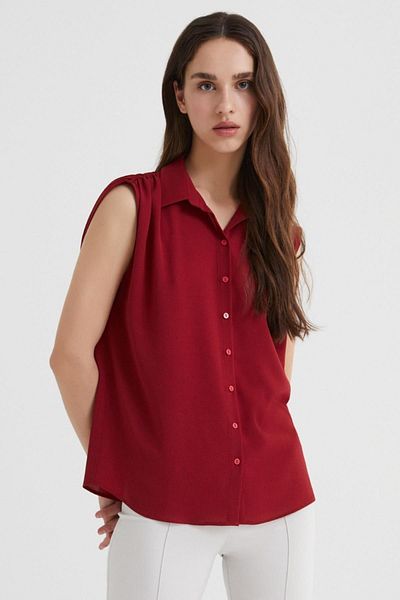 STELLA PULVIS Ruffle Detailed Blouse
