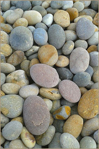 Rugs Modern Halı Çakıl Taşlı Desenli Dokuma Taban Halı ve Yıkanabilir Halı mi...