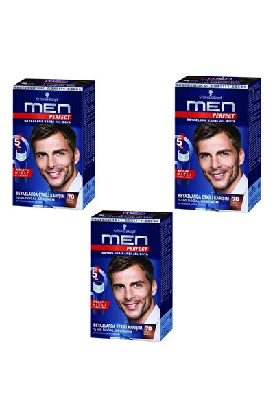 Schwarzkopf Men Boya Schwarzkopf Perfect 70 Numara 3 Adet