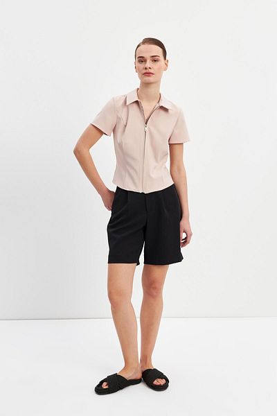 STELLA PULVIS Slim Fit Powder Μπλούζα - Φερμουάρ και Κύπελλο