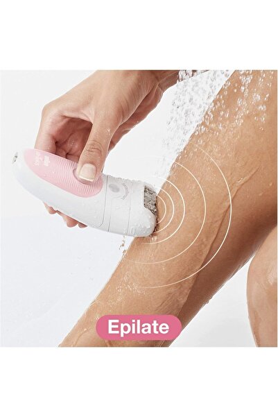 Braun Silk-epil Epilator 28 Microgrip, Anti-slip, Skin Contact Cap & High Frequency Massage - Se5541