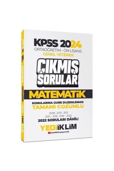 Yediiklim Yayınları Yediiklim 2024 KPSS Ortaöğretim Önlisans Matematik Konula...