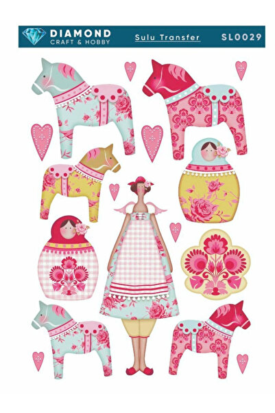 Buhobi SL0029 ورق نقل مائي من ديماوند - 25x35 سم