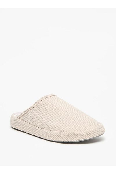 Duchini Men's Textured Bedroom Mules