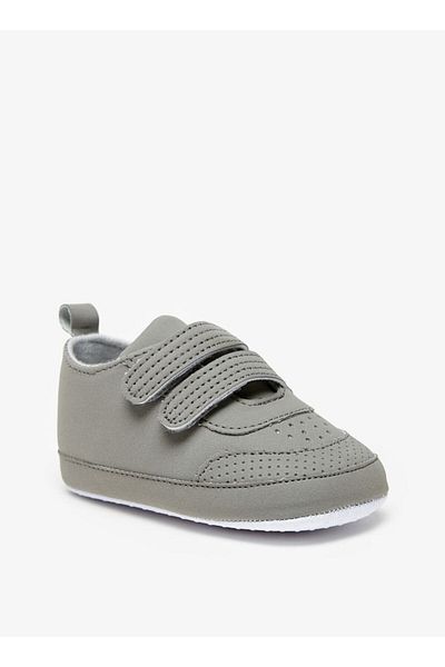 LBL by Shoexpress Boys' Perforated Booties with Hook and Loop Closure