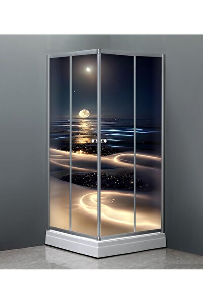 Özbey Reklam Banyo Duşakabin Kaplama Folyo Sticker Ord-166 ( Ölçüsü 160x170 4...