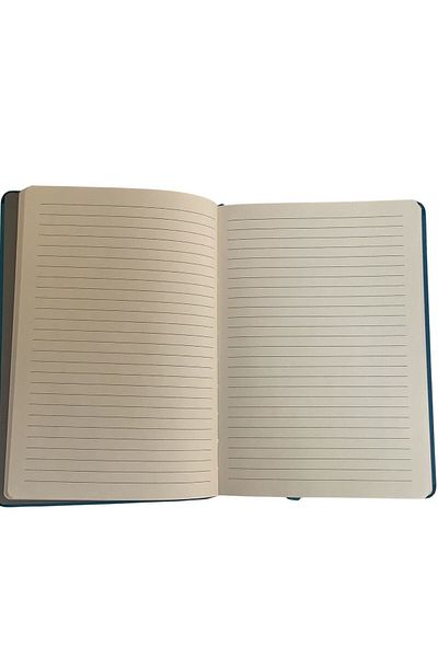 blume 14*20 cm 256 pagini Caiet albastru cu copertă flexibilă cu linii