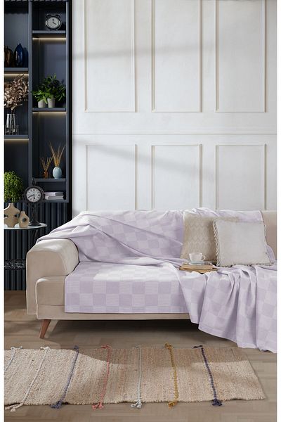 luxtex 16 Colors Multi-Purpose Double Pique, Sofa Cover 220 X 230 CM - Checkerboard Pattern