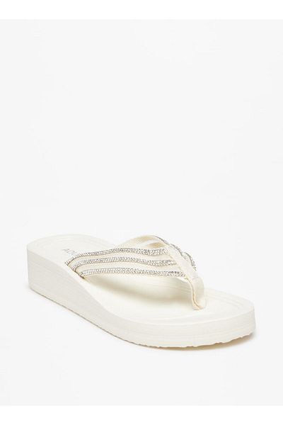 Aqua منمق ثونغ النعال