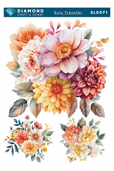 Buhobi Dimaond Sulu Transfer Kağıdı SL0071 25x35cm