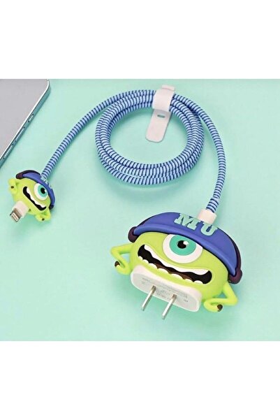 Twinix Şarj Aleti Kablosu Kablo Kordon Koruyucu Spiral Sarma Kılıf Koruma