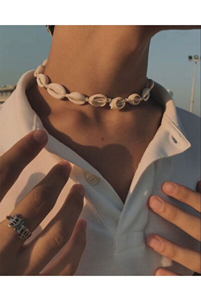 M Miel Men's Necklace with Seashell Detail