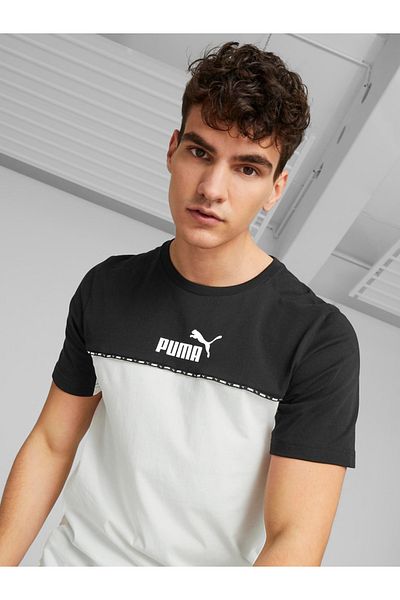 Puma Essentials Colorblock Tape T-Shirt