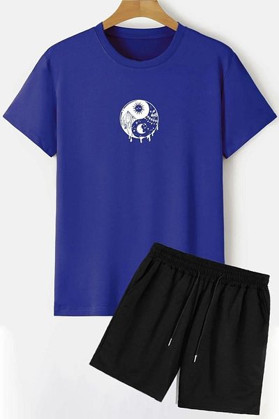 DAXİS Sportwear Company Back Printed Tracksuit and T-Shirt Set