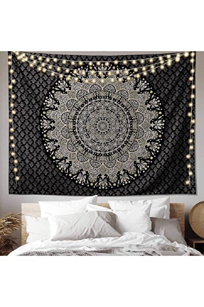 GREENDECOR Mandala Duvar Örtüsü Duvar Halısı Duvar Sanatı Duvar Dekorasyonu D...
