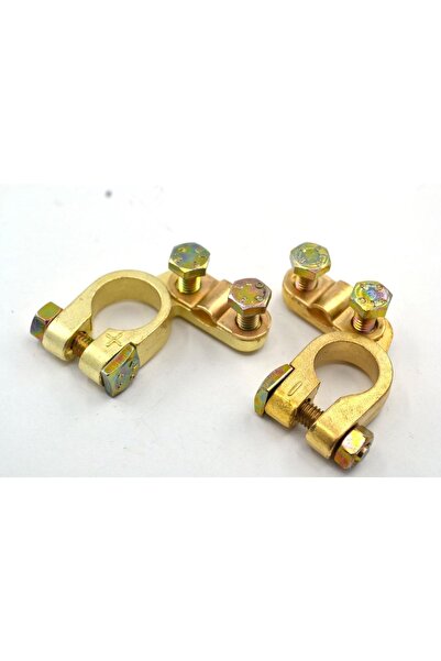 Genel Markalar Akü Kutup Başı Uyumlu  Terminal Takımı Artı Eksi Set Zamak Alaşım