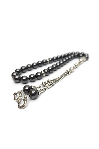 Yüksel Boncuk Natural Hematite Stone Rosary