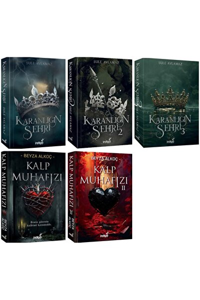 İndigo Kitap Karanlığın Şehri 1-2-3  Şule Avlamaz - Kalp Muhafızı 1-2 Beyza A...