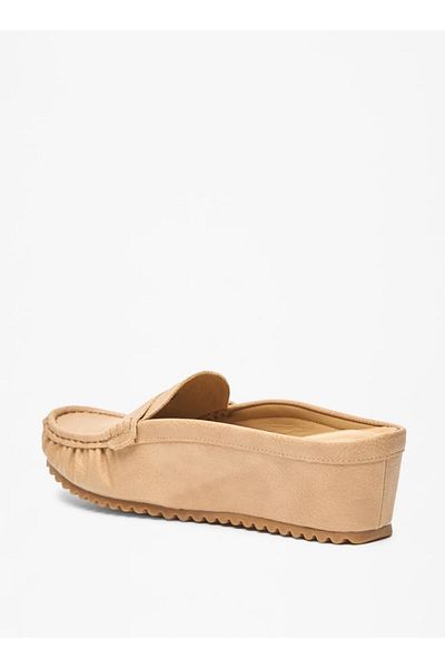 Le Confort Solid Slip-On Flatform Comfort Loafers