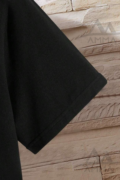 AMMA Unisex Solo Türk Baskılı Trend Kısa Kol %100 Pamuk T-shirt