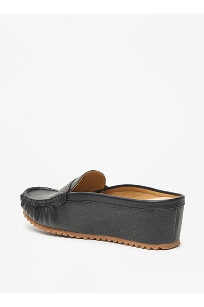 Le Confort Solid Slip-On Flatform Comfort Loafers