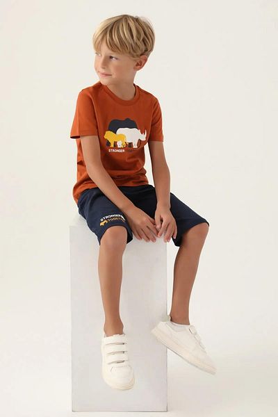 ROLY POLY 3362-G Boy Capri Set - Stronger Together