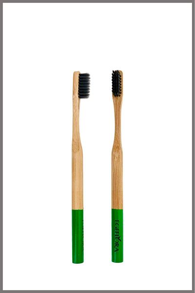 Egeflora Bamboo Toothbrush Adult Green