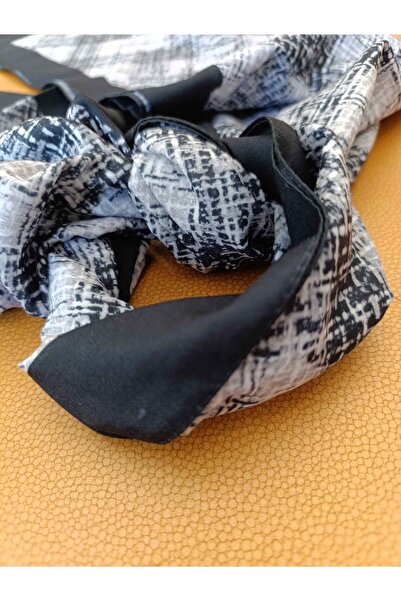 Akel 75x185 Size Square Striped Patterned Cotton Shawl