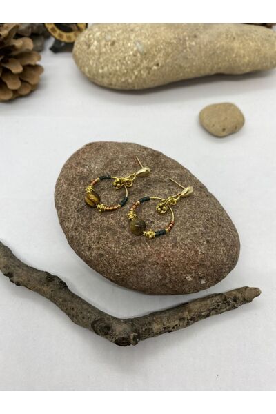 Porsuk Alternatif اليدوية العرقية أصيلة الهبي البوهيمي الأفغانية الخرز الأقراط