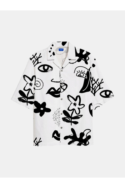 Jack & Jones Relaxed Fit Gallery All Over Print Resort Shirt