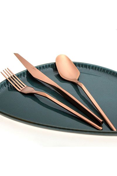 Jumbo 5100 Quartz Titanium Bronze 84 Pieces 12 Person Çkb Set
