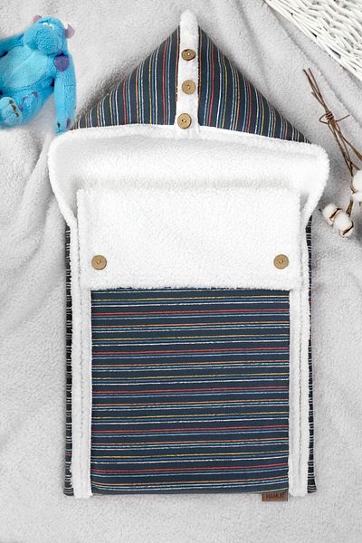 HAMUR Baby Outer Swaddle Sleeping Bag Fluffy Blanket Bb-503