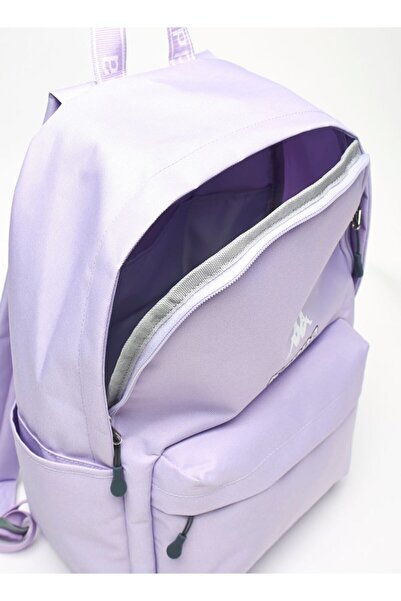 Kappa Logo Detail Backpack with Adjustable Shoulder Straps - W 15 x H 41.5 x D 28.5 cm