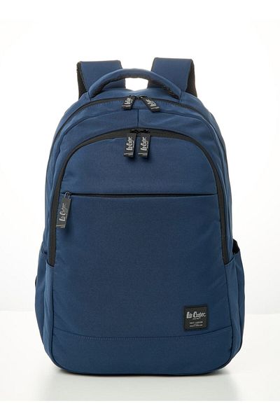Lee Cooper Solid Backpack with Adjustable Shoulder Straps - W 34.5 x H 48 x D 16.5 cm