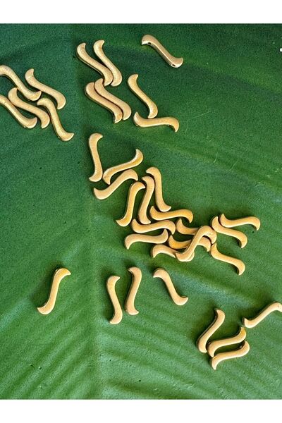 Gönülden Tasarım 2 CM 18 KOMADA - ZLATNO OBOJENI MJEDENI PERFORIRANI NAKITNI ...