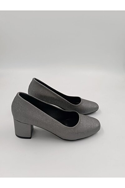 SOLMAZ PANTOFI CU TOC CULOARE PLATINUM ELICIA