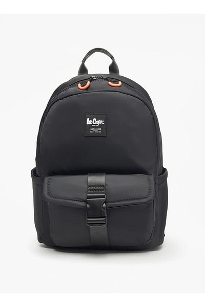 Lee Cooper Logo Applique Backpack with Adjustable Shoulder Straps and Handle