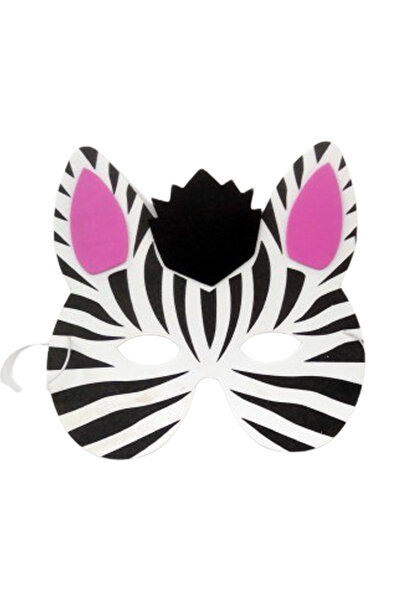 Probest DESIGN Zebra Eva Çocuk Maskesi, Çocuklar için EVA Hayvan Maskeleri, D...
