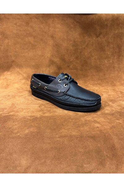 Dexter Siyah Hakiki Deri Bağcıklı Günlük Ayakkabı