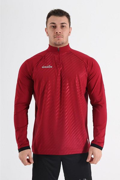 Diadora Elite Training αθλητική φόρμα μονόχρωμη Claret Red