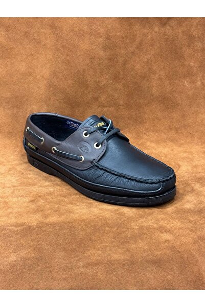 Dexter Siyah Hakiki Deri Bağcıklı Günlük Ayakkabı