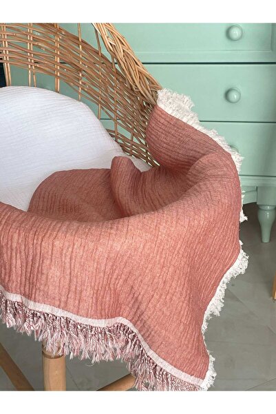 Mujo Baby&Kids بطانية 100*130 سم 100% قطن موسلين - 4 طبقات مزدوجة الجوانب للأ...