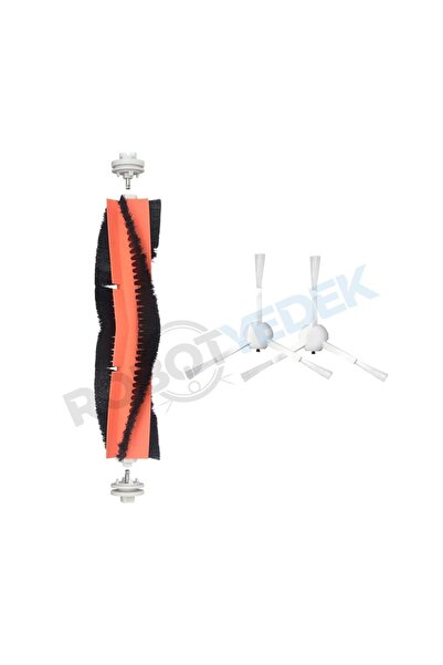 robotyedek فرشاة رئيسية بديلة متوافقة مع Xiaomi X10 Plus X20 Plus وفرشاة جانب...