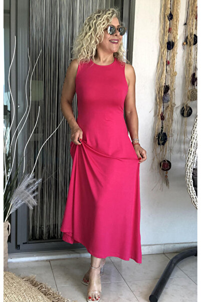 Dila Butik Çift Yırtmaçlı Sırt Dekolteli Elbise