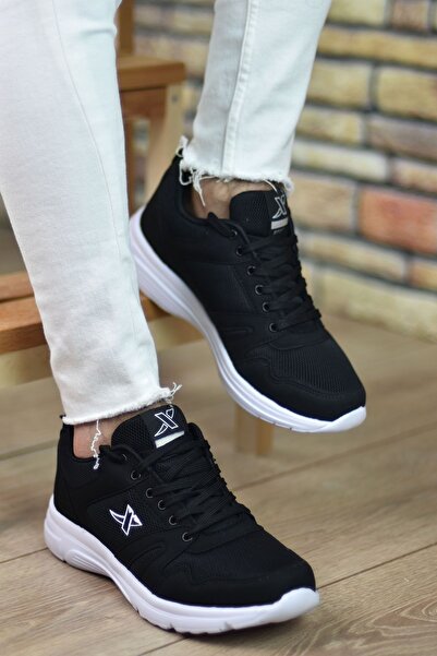 Rcn Unisex Sneaker 12020 Siyah Beyaz Beyaz