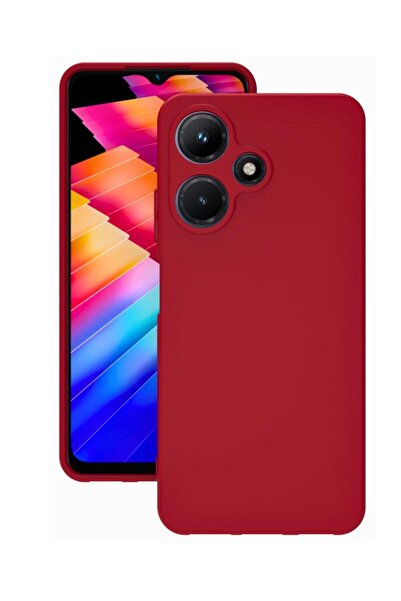 INFINIX Hot 30i Uyumlu Kılıf kamera korumalı silikon zore biye Arka Kapak Kır...