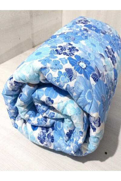 Örtü Tekstil Luxury Floral Patterned Quality Single Fiber Quilt
