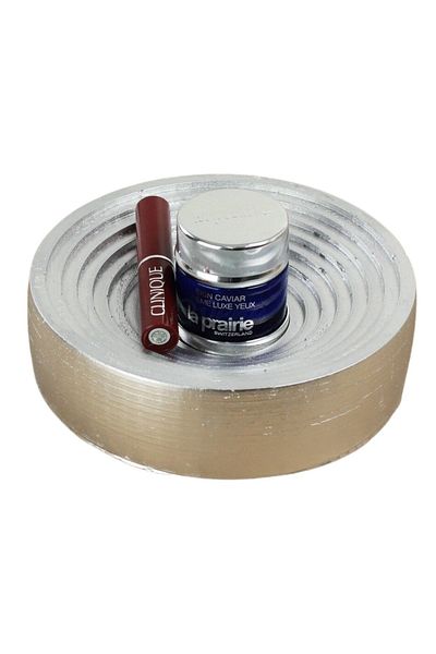Evene Organizator de machiaj Culoare argintie Organizator de machiaj cosmetic Model 2